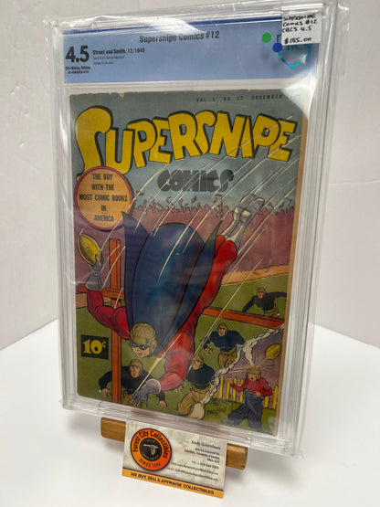 Supersnipe Comics #12 (OFF-White/White) {CBCS 4.5}