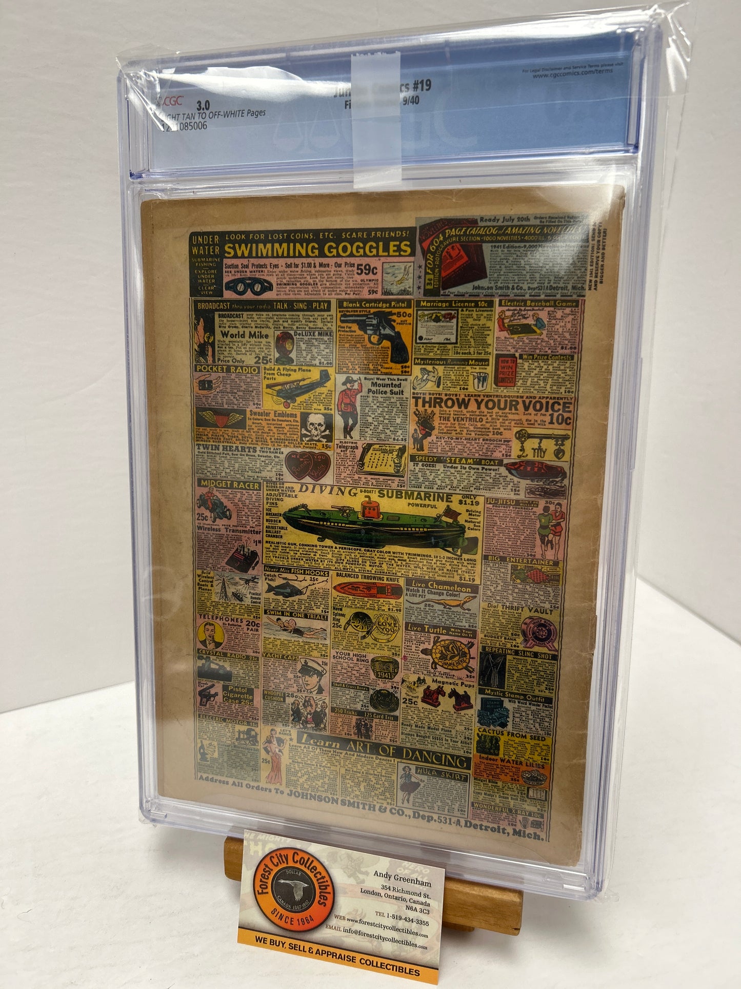 Jumbo Comics #19 (Light tan to OFF-White Pages) {CGC 3.0}