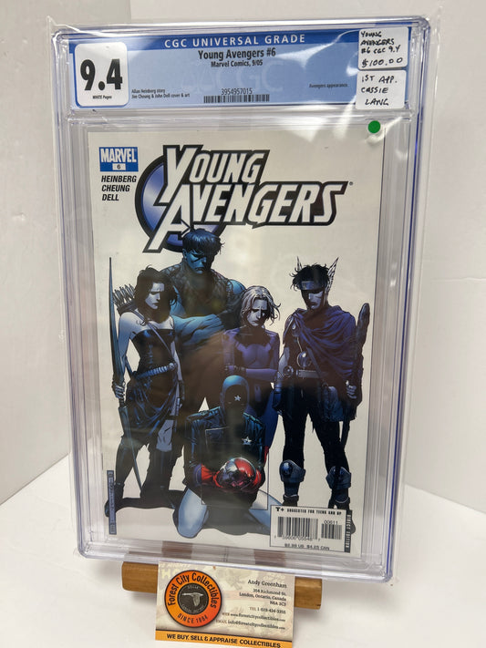 Young Avengers #6 (White Pages) {CGC 9.4}