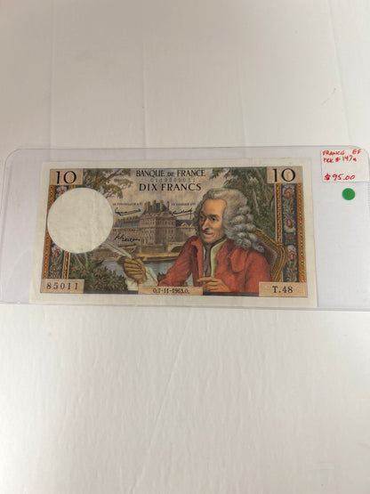 France {1963} Pick# 147a EF