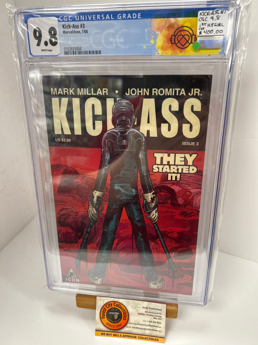 Kick-Ass #3 (White Pages) {CGC 9.8}