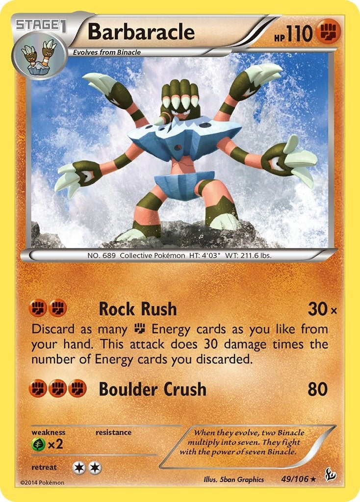 Image for Barbaracle (49/106) (FLF) - Pokemon