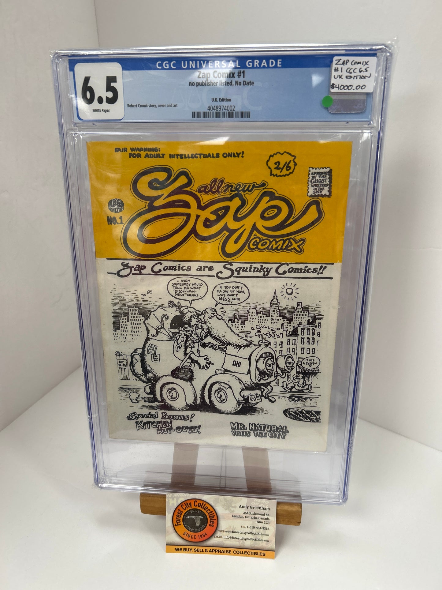 Zap Comix #1 (White Pages) {CGC 6.5}