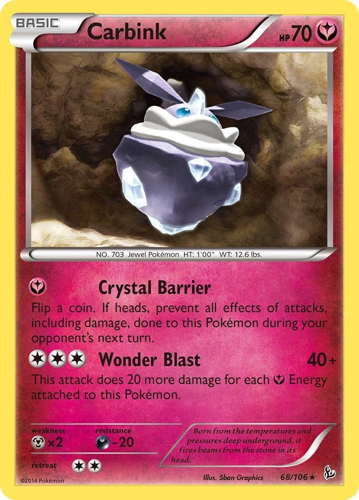 Image for Carbink (68/106) (FLF) - Pokemon