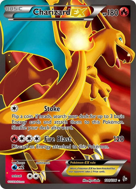 Image for Charizard EX (100 Full Art) (100/106) (FLF) - Pokemon