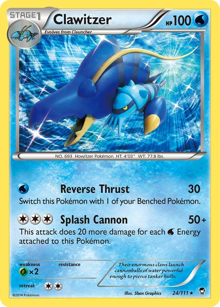 Image for Clawitzer (24/111) (FFI) - Pokemon