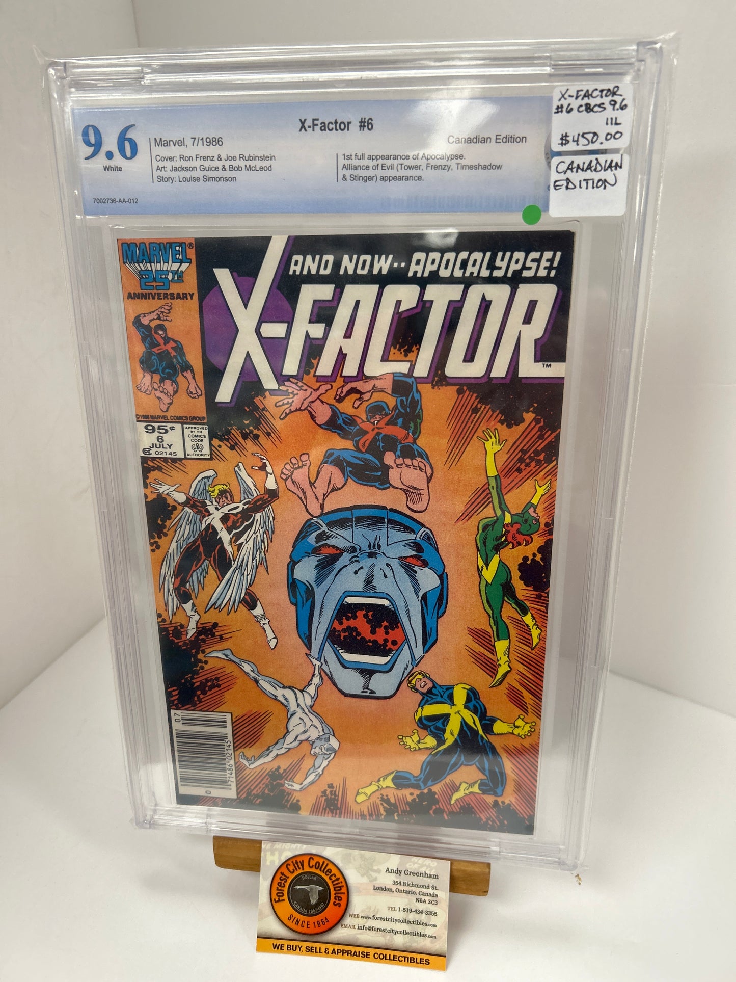 X-Factor #6 (White Pages) {CBCS 9.6}