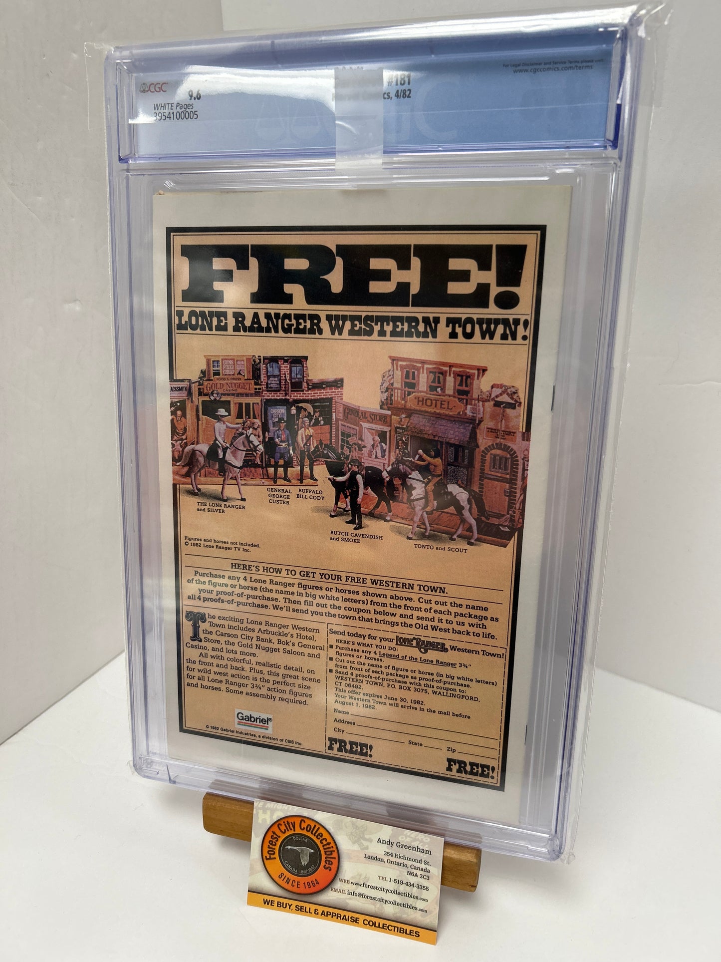 Daredevil #181 (White Pages) {CGC 9.6}