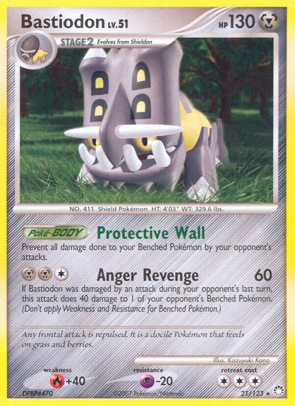 Image for Bastiodon (21/123) (MT) - Pokemon