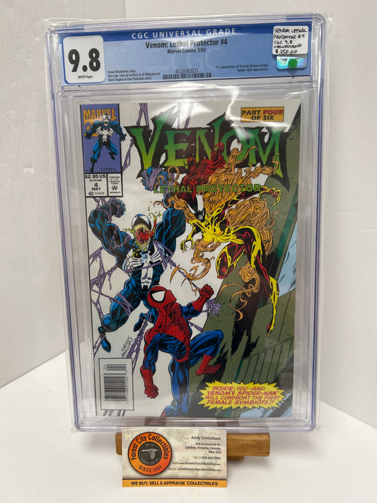 Venom: Lethal Protector #4 (White Pages) {CGC 9.8}