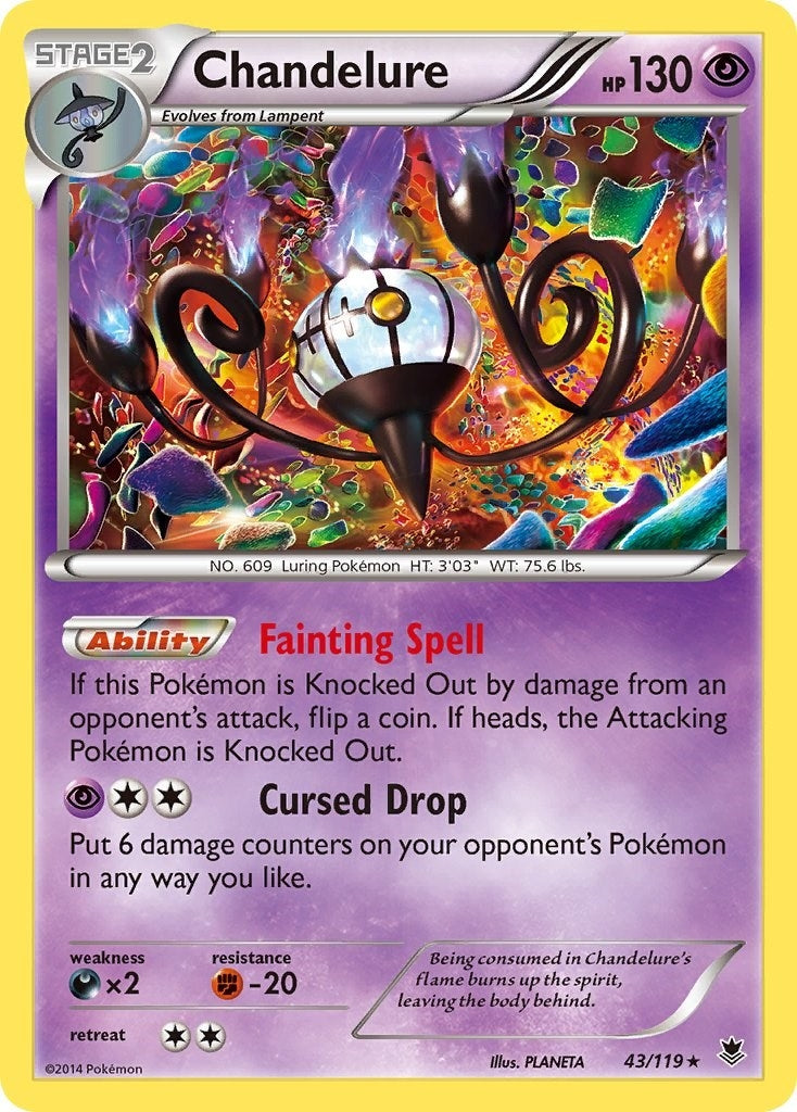 Image for Chandelure (43/119) (PHF) - Pokemon