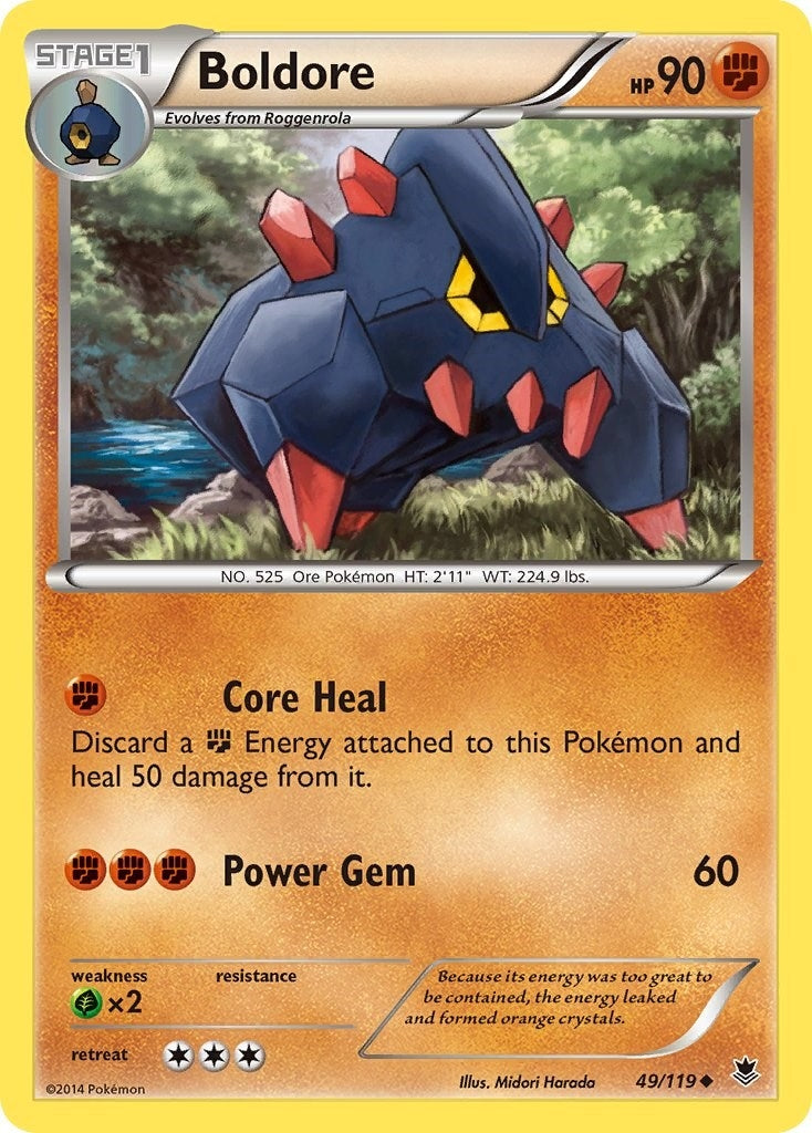 Image for Boldore (49/119) (PHF) - Pokemon