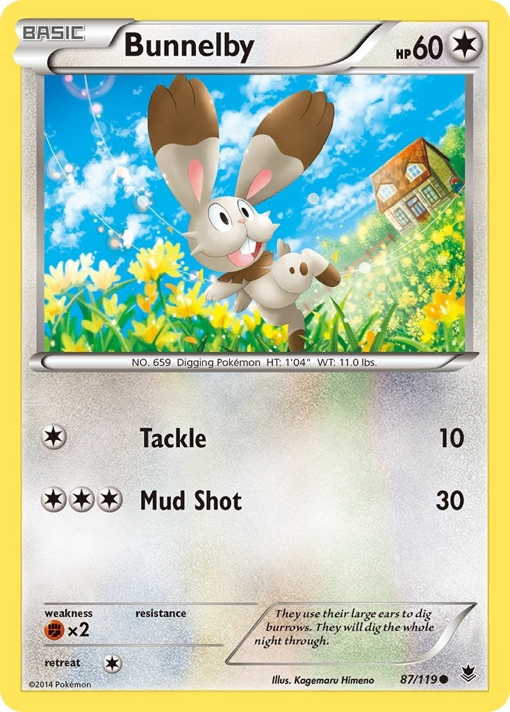 Image for Bunnelby (87/119) (PHF) - Pokemon