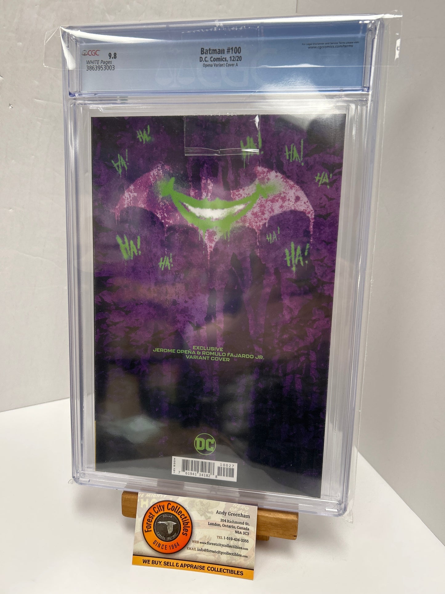 Batman #100 (White Pages) {CGC 9.8}