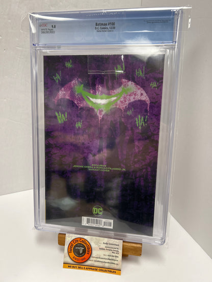 Batman #100 (White Pages) {CGC 9.8}