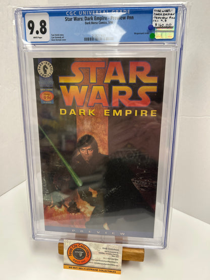 Star Wars: Dark Empire - Preview #nn (White Pages) {CGC 9.8}