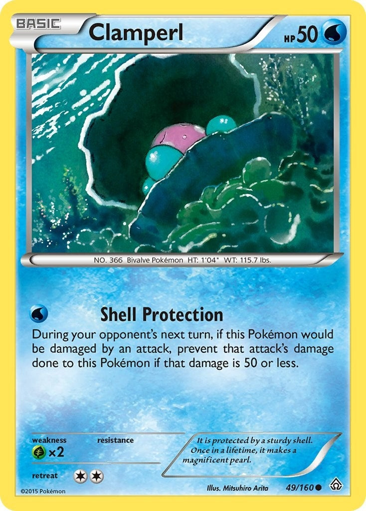 Image for Clamperl (49/160) (PRC) - Pokemon