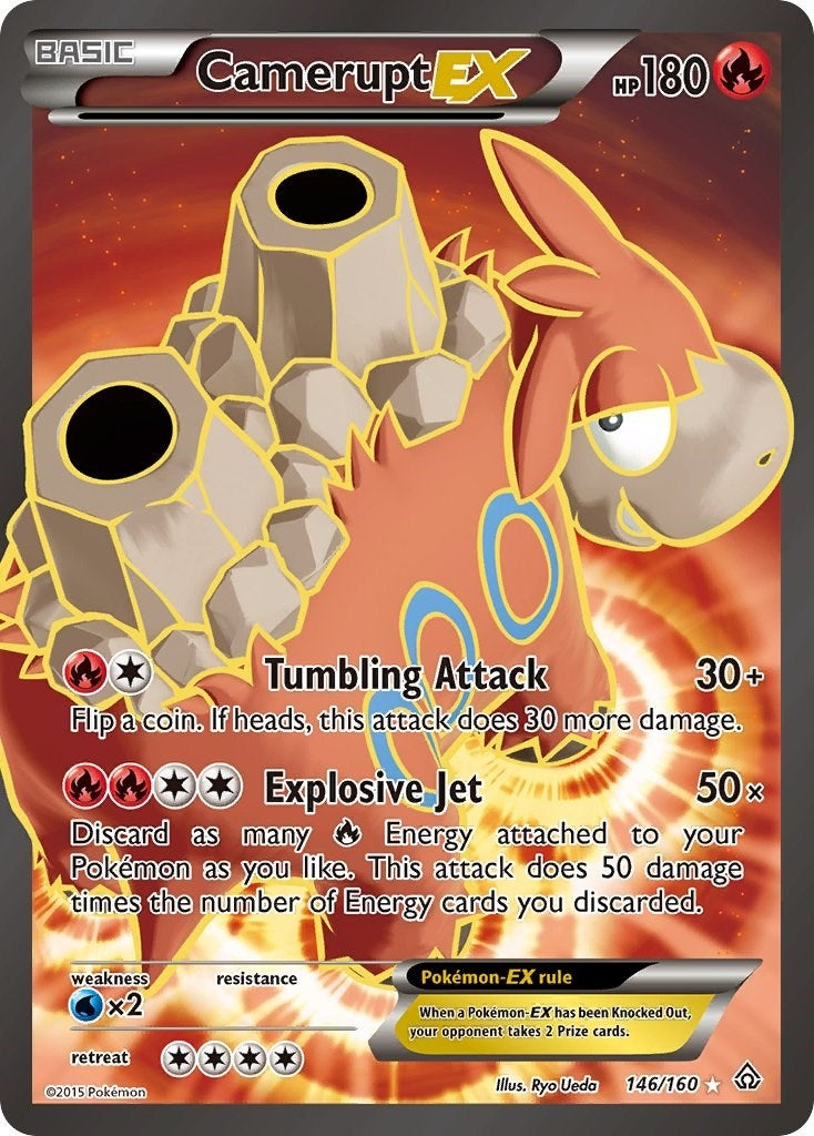 Image for Camerupt EX (146 Full Art) (146/160) (PRC) - Pokemon
