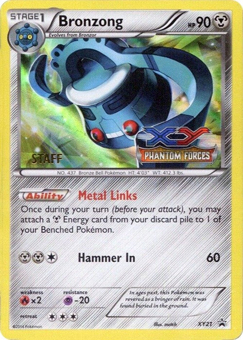 Image for Bronzong - XY21 (Prerelease) [Staff] (XY21) (PR) - Pokemon
