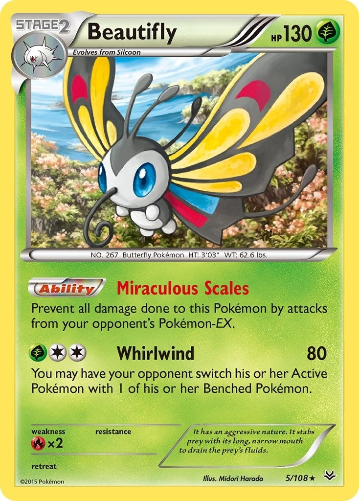 Image for Beautifly (5/108) (ROS) - Pokemon