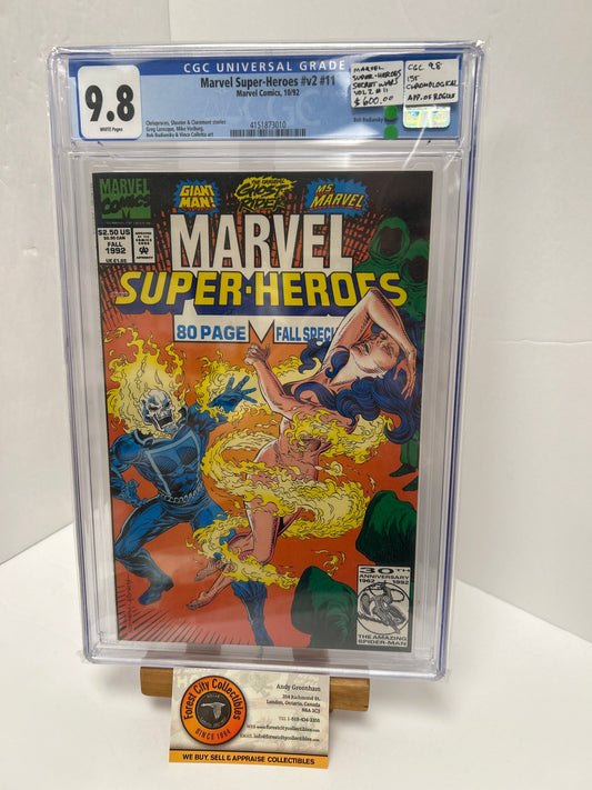 marvel Super-hero #v2 #11 (White Pages) {CGC 9.8}