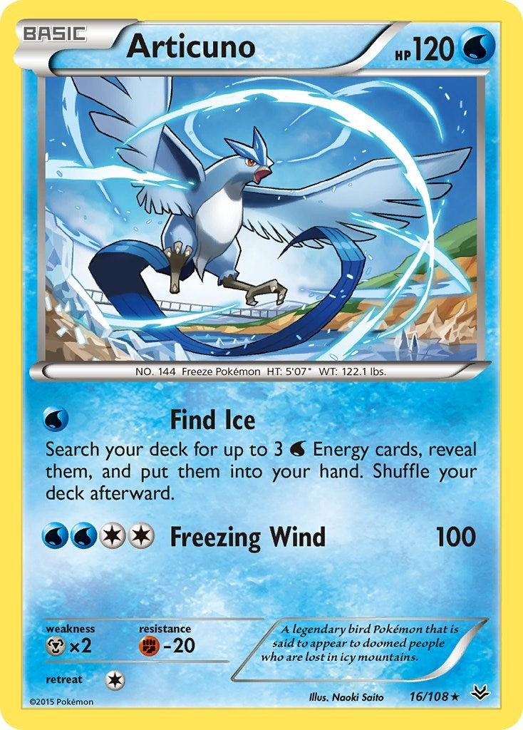 Image for Articuno (16) (16/108) (ROS) - Pokemon