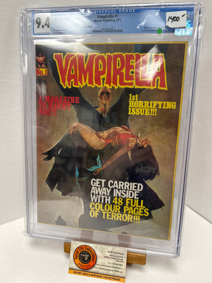 Vampirella #1 (OFF-White to White) {CGC 9.4}