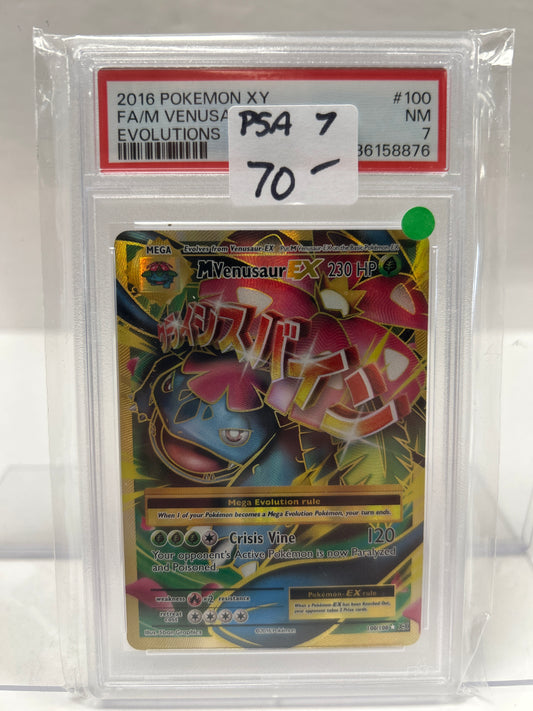 M Venusaur EX 100/100 2016 - PSA (7)