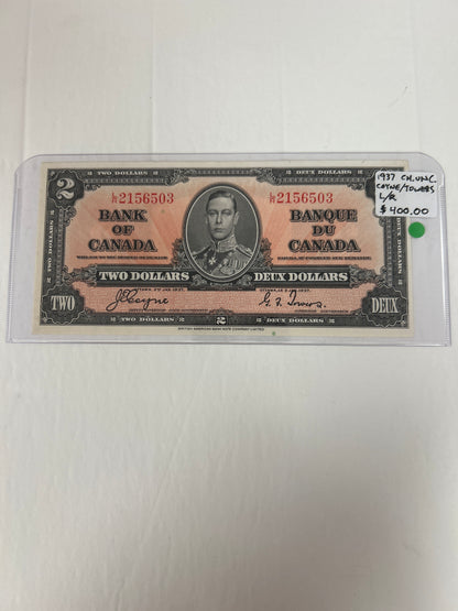 Bank Of Canada {1937} Coyne/Towers L/R