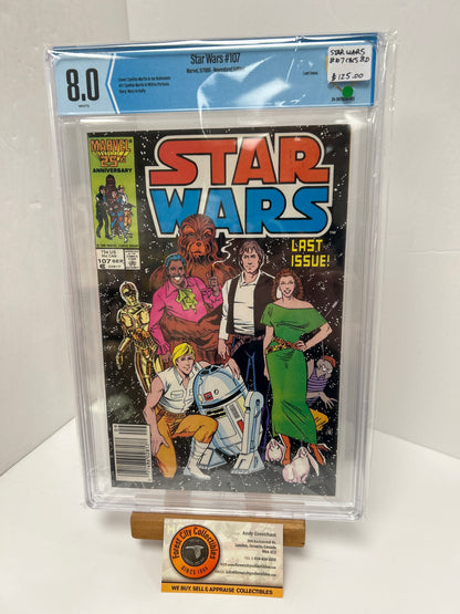 Star Wars #107 (White Pages) {CBCS 8.0}