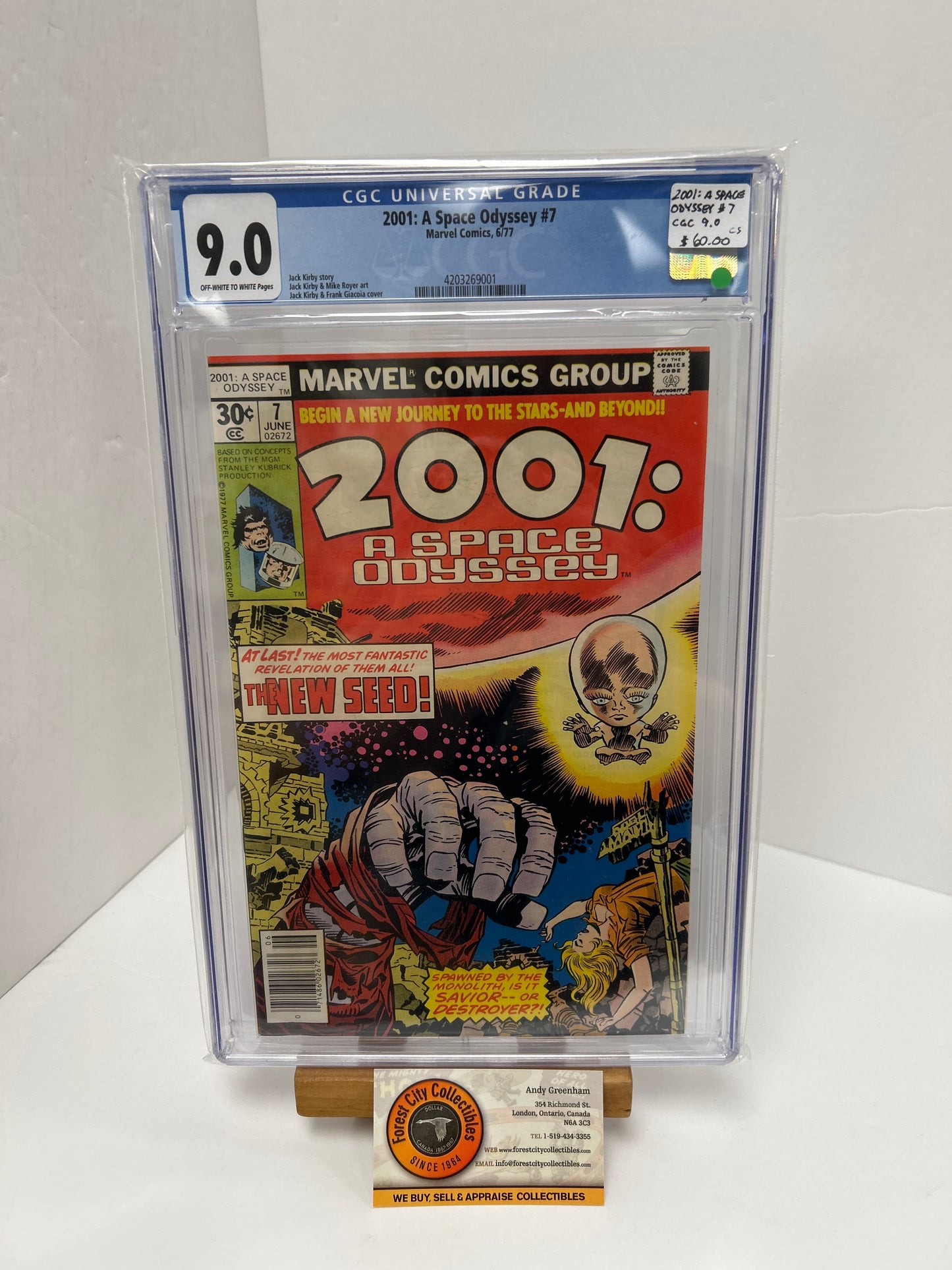 2001: A Space odyssey #7 (OFF-White To White Pages) {CGC 9.0}