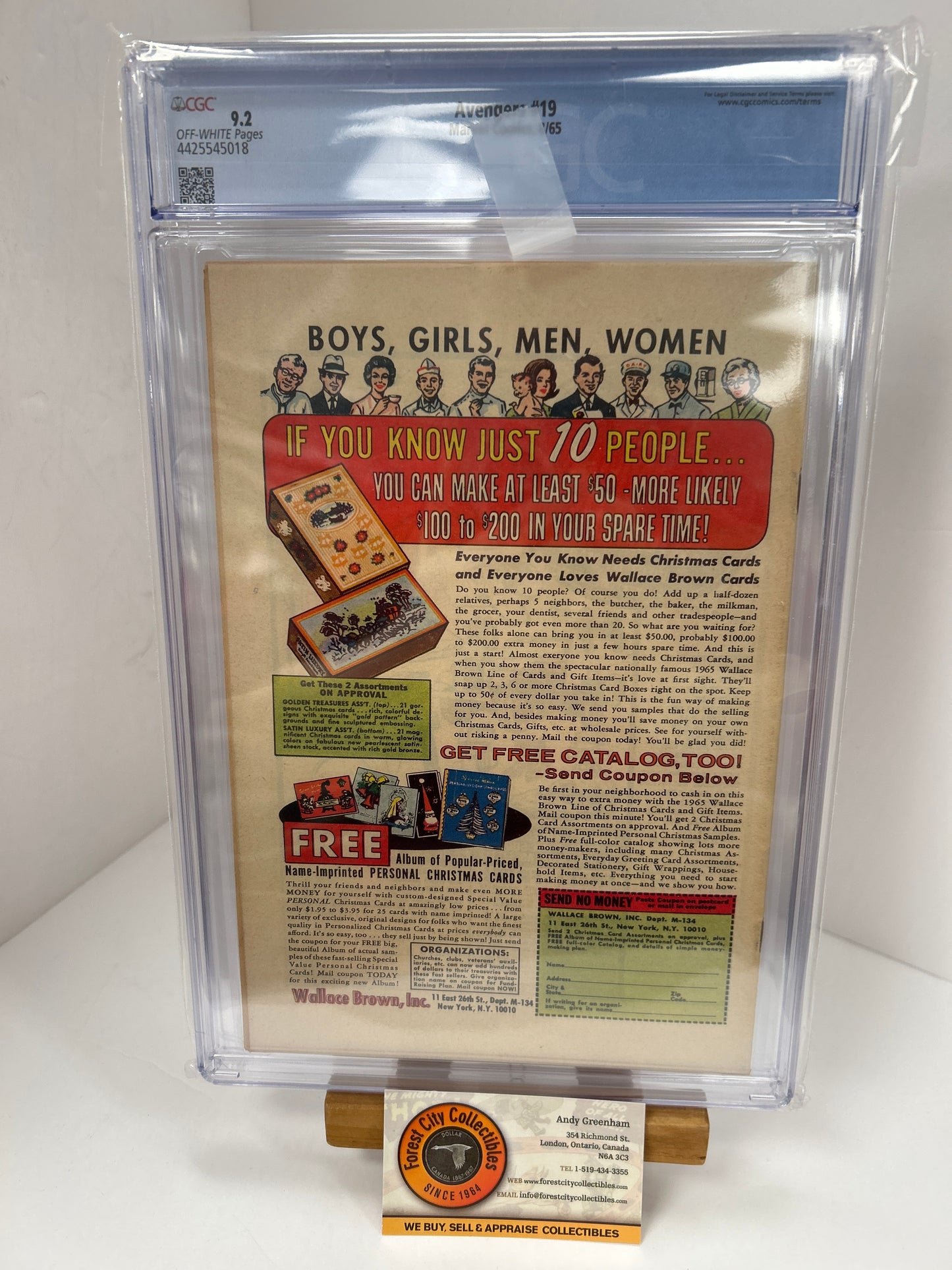 Avengers #19 (Off-White Pages) {CGC 9.2}