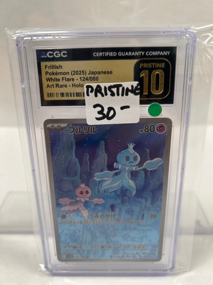 2025 Frillish Japanese 124/086 - CGC (Pristine 10)