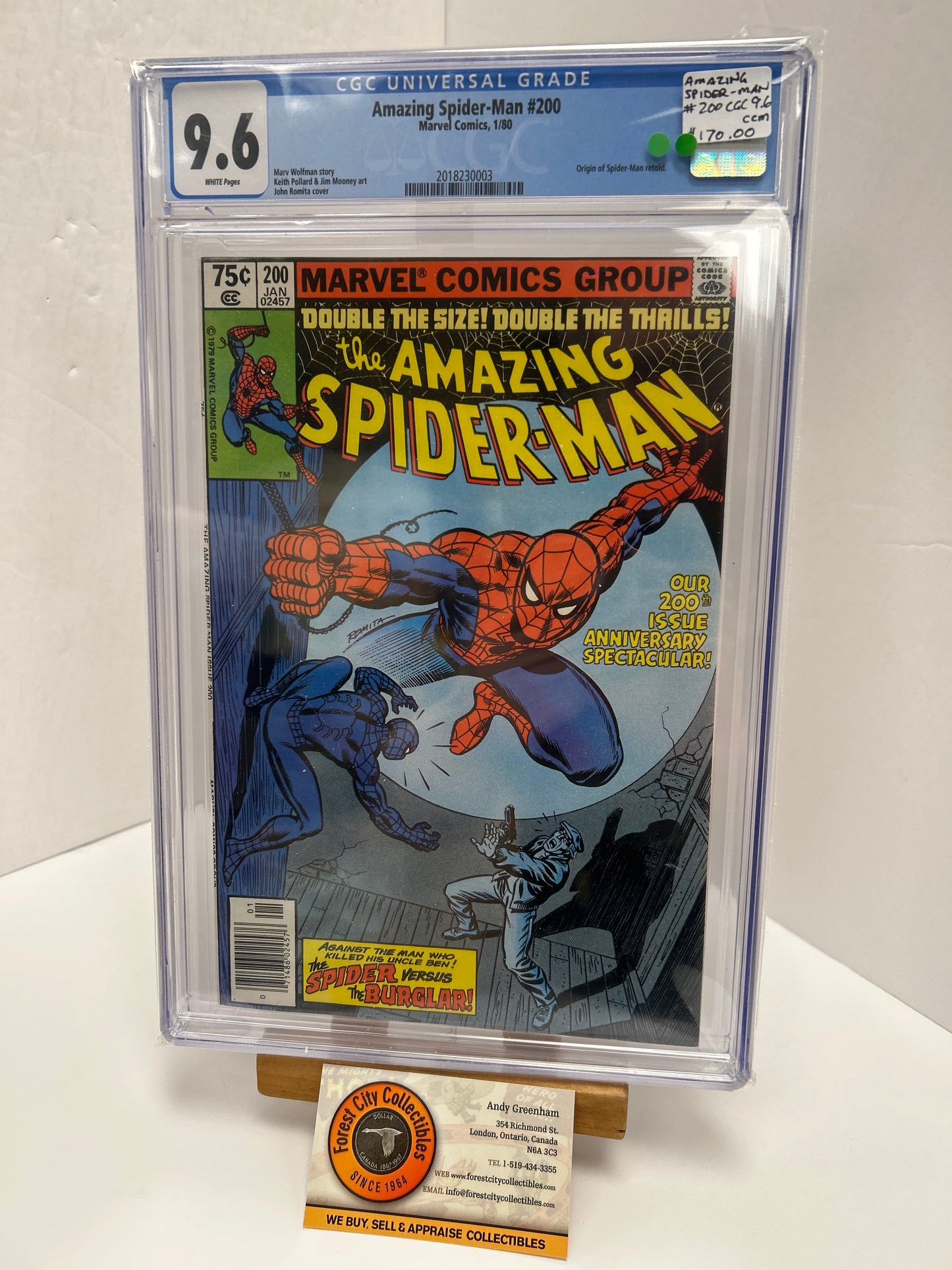 Amazing Spider-man #200 (White Pages) {CGC 9.6}