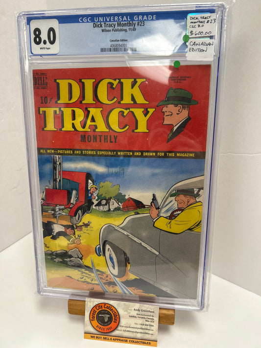 Dick Tracy Monthly #23 (White Pages) {CGC 8.0}