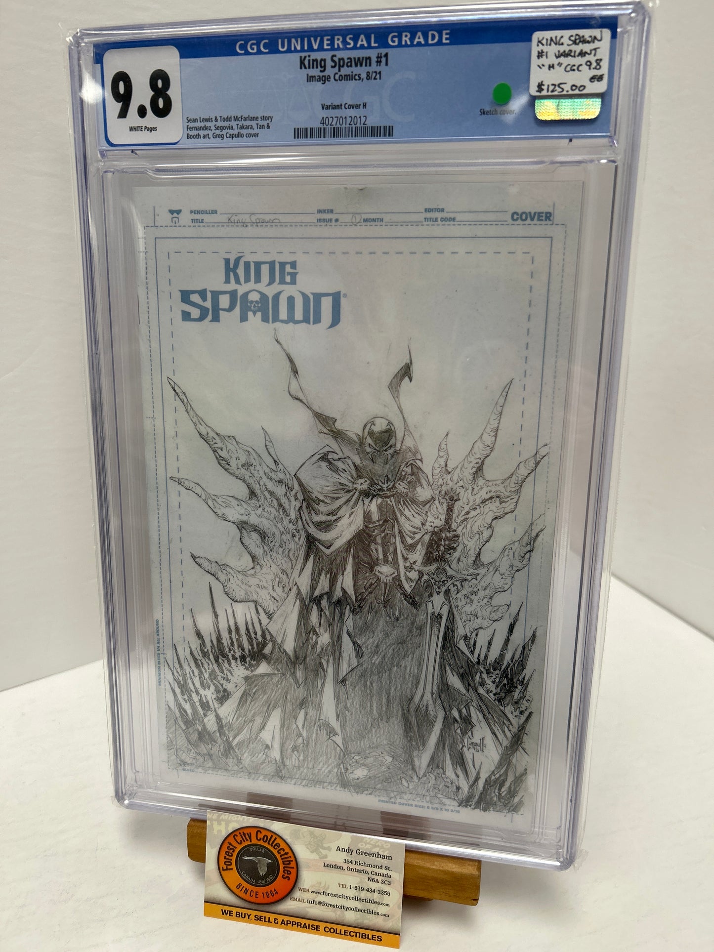 King Spawn #1 (White Pages) {CGC 9.8}