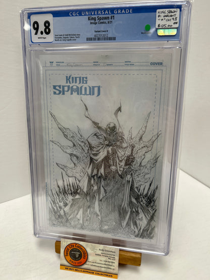 King Spawn #1 (White Pages) {CGC 9.8}