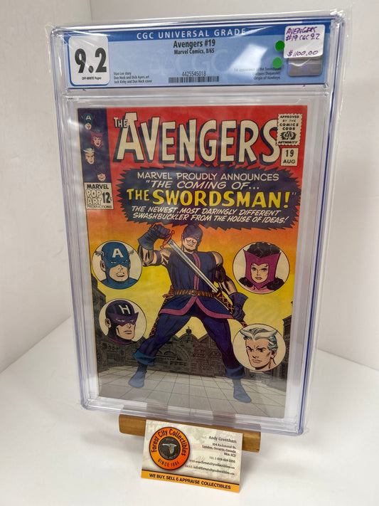 Avengers #19 (Off-White Pages) {CGC 9.2}
