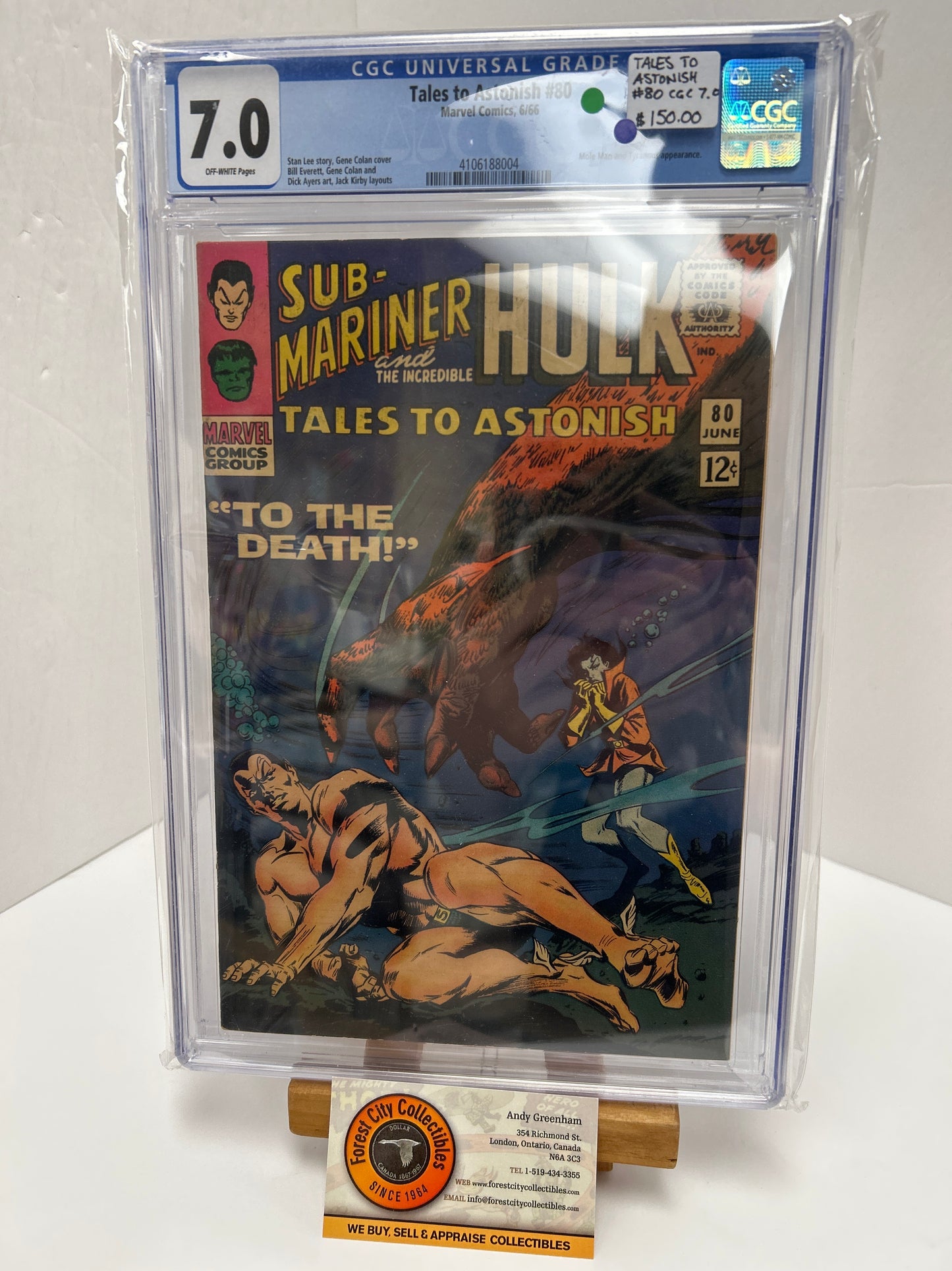 Tales to Astonish #80 (OFF-White Pages) {CGC 7.0}