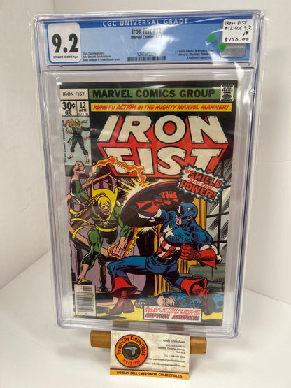 Iron Fist #12 (Off-White to White Pages) {CGC 9.2}