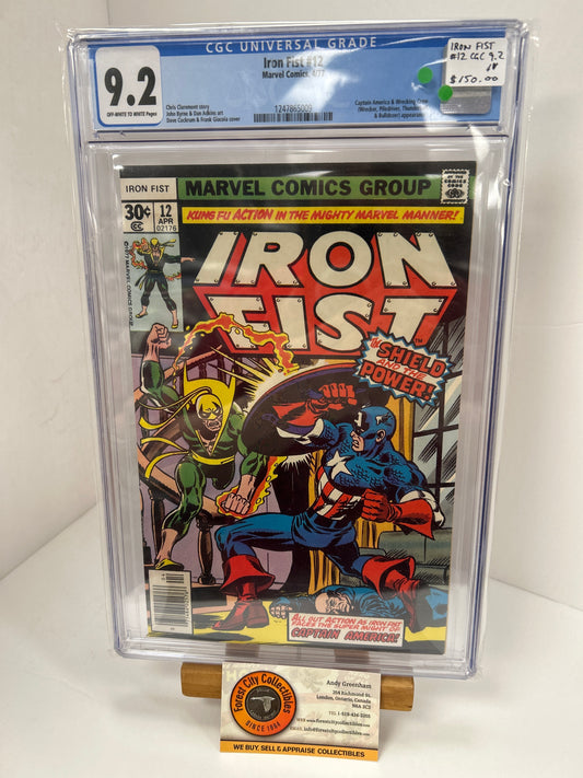 Iron Fist #12 (Off-White to White Pages) {CGC 9.2}