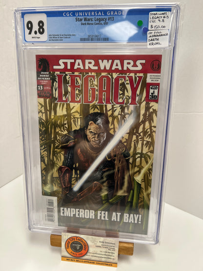 Star Wars: legacy #13 (White Pages) {CGC 9.8}