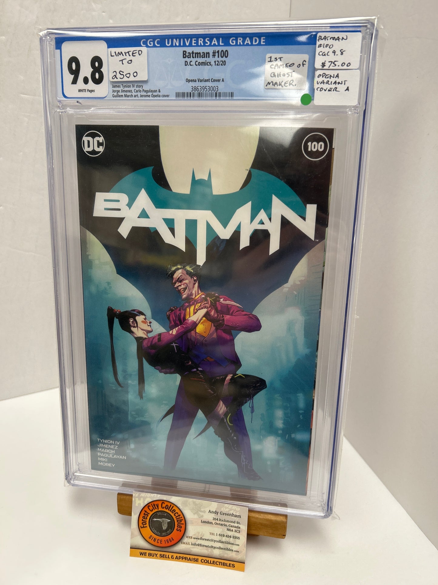 Batman #100 (White Pages) {CGC 9.8}