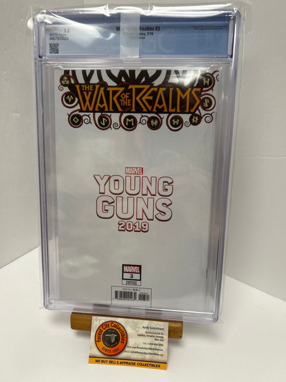 War of the Realms #3 (White Pages) {CGC 9.8}