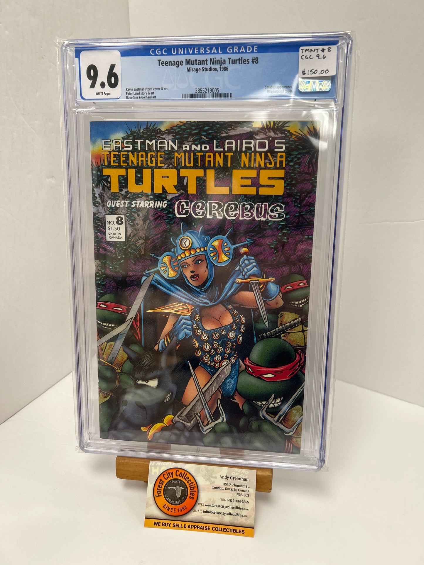 Teenage Mutant Ninja Turtles #8 (White Pages) {CGC 9.6}