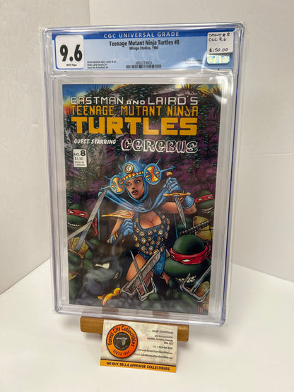 Teenage Mutant Ninja Turtles #8 (White Pages) {CGC 9.6}
