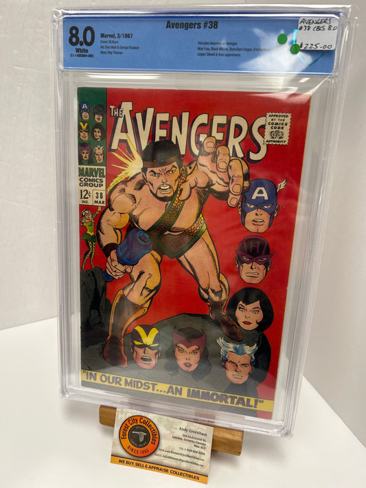 Avengers #38 (White Pages) {CBCS 8.0}