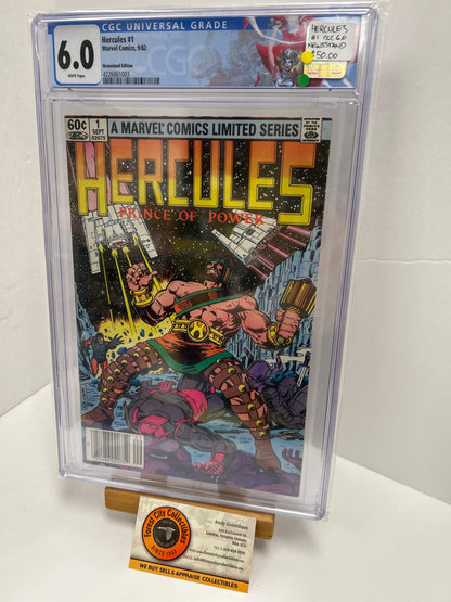 Hercules #1 (White Pages) {CGC 6.0}