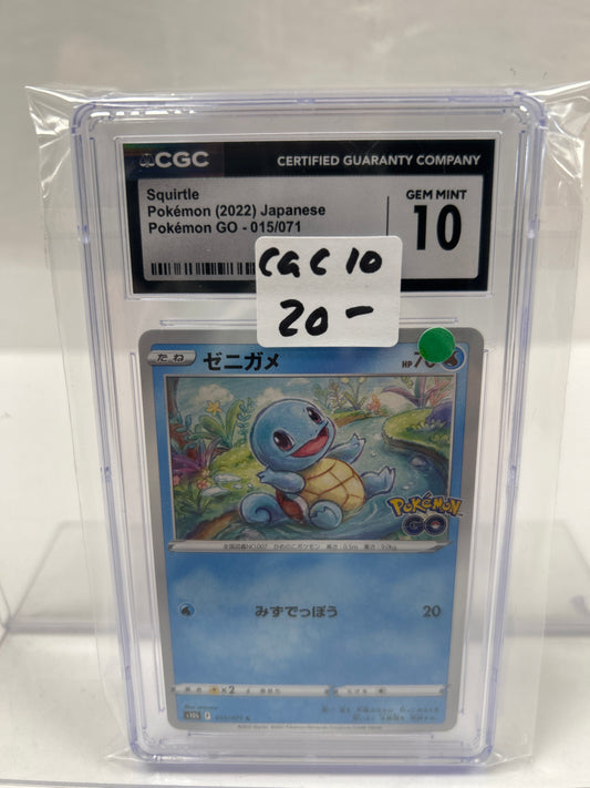 2022 Squirtle Japanese 015/071 - CGC (10)