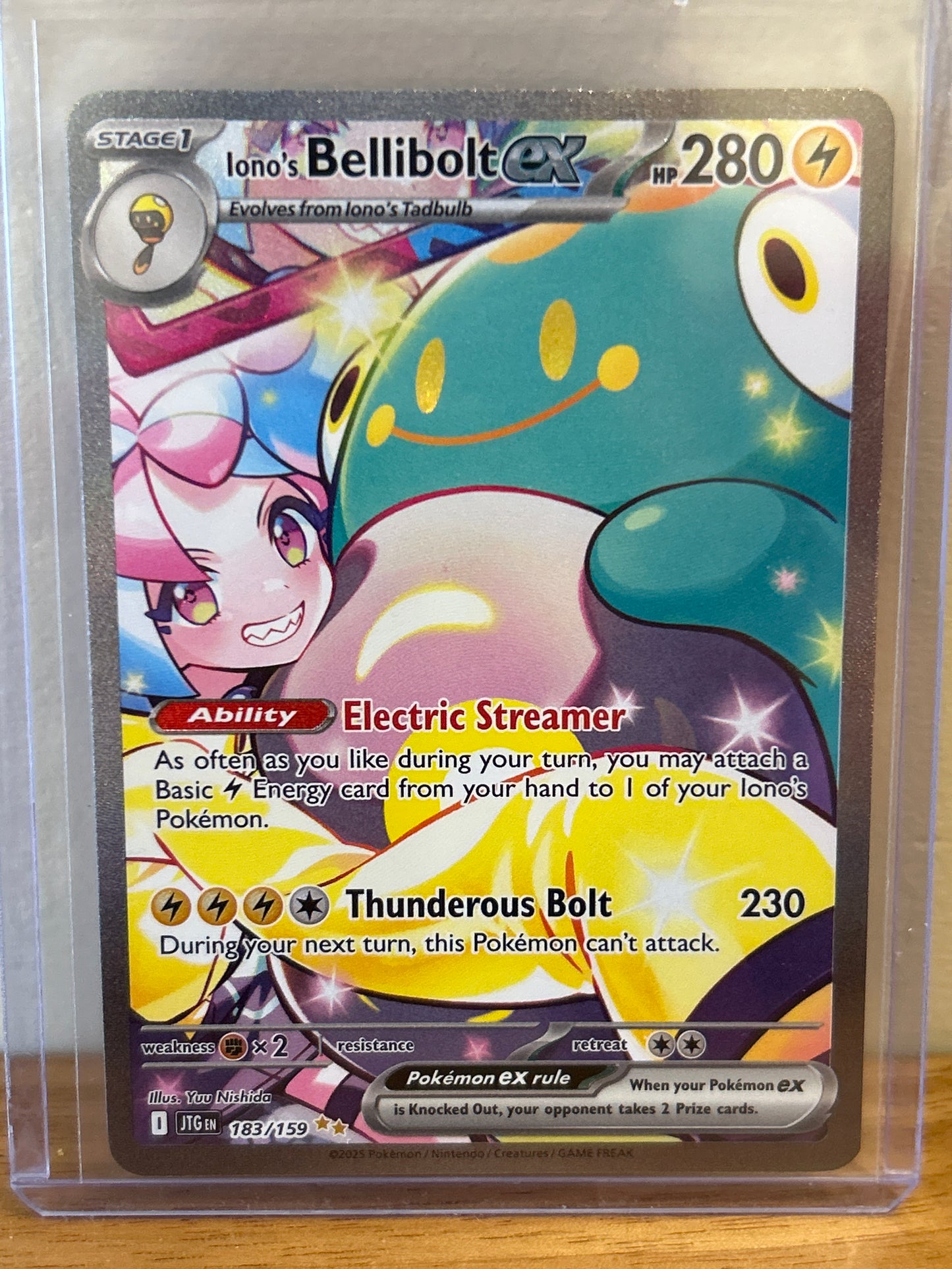 Iono’s Bellibolt ex (183/159) [Scarlet & Violet: Journey Together]